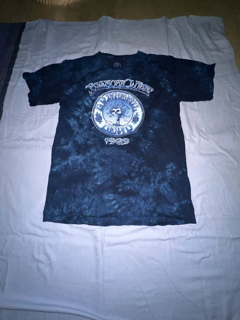 Sundog Grateful Dead Fillmore West 1969 Setlist Tie Dye T-Shirt
